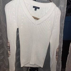 Vintage Burberry London Sweater with Elbow Patches